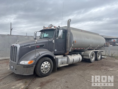 2012 Peterbilt 386 4555 gal 6x4 Tanker Truck (Inoperable)
