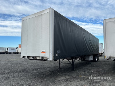2014 Wilson AF-1080 45 ft T/A Curtain Side Trailer