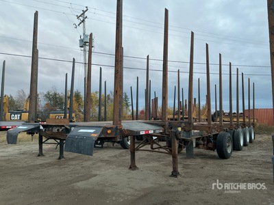 2015 Trailex 48 ft Quad/A Combination Log Trailer