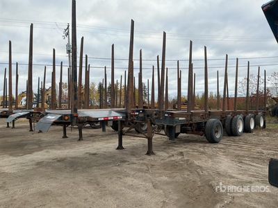 2014 Trailex 48 ft Quad/A Combination Log Trailer