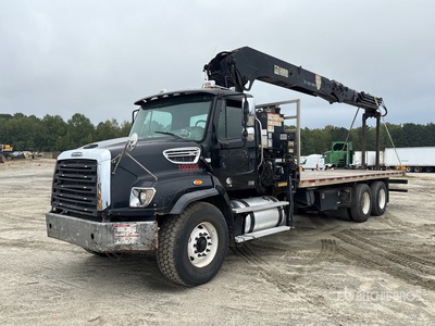 2014 Hiab 335K HiPro 8260 lb Knuckle Boom on 2014 Freightliner 114SD 6x4 Boom Truck
