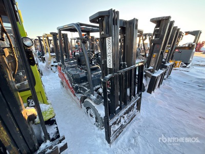 2021 Toyota 8FGU25 4750 lb Pneumatic Tire Forklift