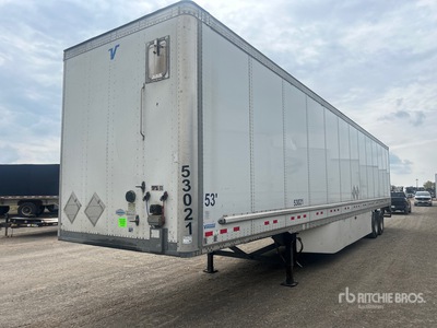 2018 Vanguard VXP 53 ft x 102 in T/A Van Trailer