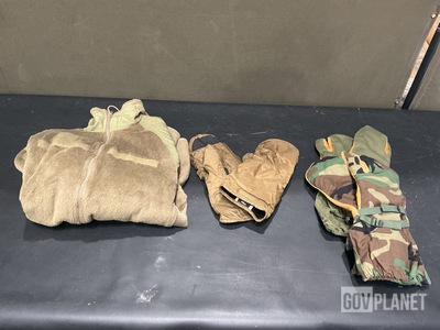 (53) Cold Weather Jackets, (1) Pair of Cold Weather Gloves & Assorted Items