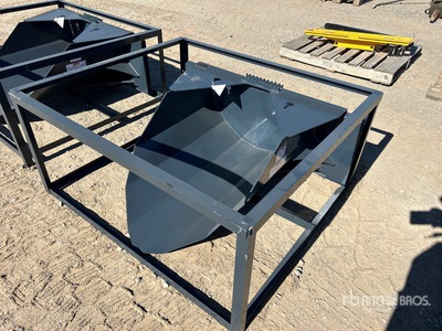 2025 StanForge TS42 42 in Spade Skid Steer Bucket (Unused)