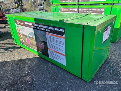 StanForge DT4041C 40 ft x 40 ft Dual Truss Abri de Conteneurs (Unused)