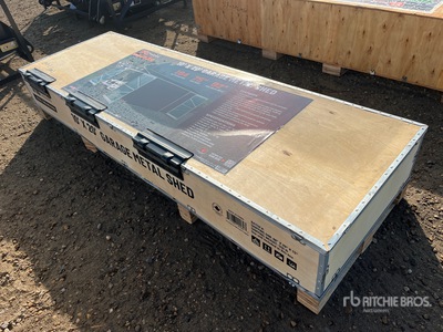 TMG MS1020A 10 ft x 20 ft Garage Metal Schuur (Unused)