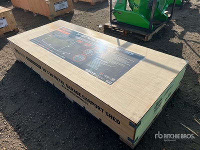 TMG MSC2020 20 ft x 20 ft Garage Metal Carport (Unused)