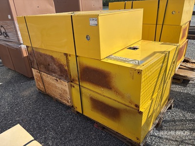 Quantity of (5) Justrite  Flammable Materials Storage Cabinets