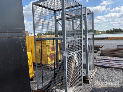 Quantity of (2) 36 in x 36 in Tool Storage Cages Articoli da ferramenta e di consumo