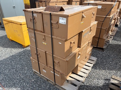 Quantity of (12) Knaack 30 in Job Site Box