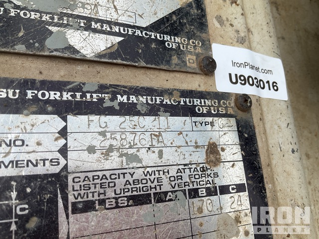MONTACARGAS 2002 KOMATSU FG25C11
