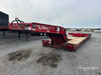 2003 Talbert T40W-50-HRG-RA-1-11 50 ton Quad/A 28 ft - 34 ft Extendable Removable Gooseneck Przyczepa niskopodwoziowa