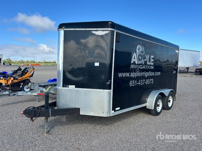 2005 H & H 14 ft T/A مقطورة ذو كبينة مغلقة