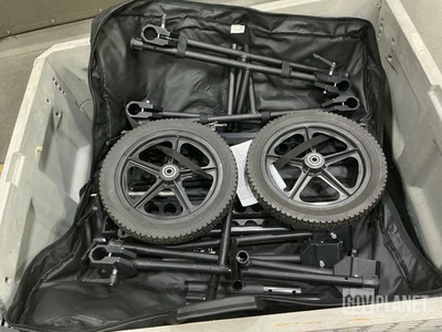 (3) North Coast Outfitters SR601RT Wheeled Litter Carriers