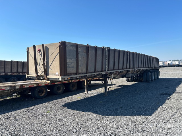 1990 Western Trailer 52 ft Quad/A Flatbed Trailer | Ritchie Bros ...