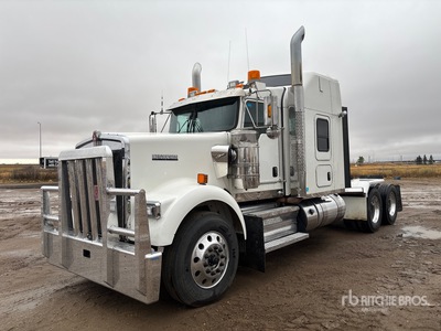 2018 Kenworth W900 6x4 T/A Sleeper Truck Tractor