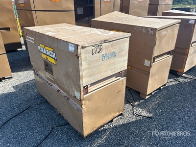 Quantity of (2) Knaack Job Site Box
