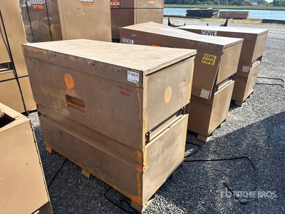 Quantity of (3) Knaack Job Site Box