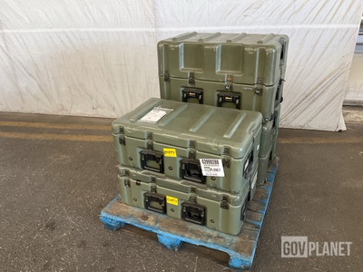 (4) Medical Instrument Storage Cases