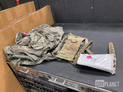 (38) Hydration Carriers, (23) Frames, (11) Field Packs & Assorted Items