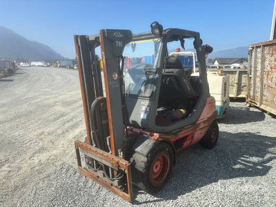 2000 Linde H35D-03 Pneumatic Tire Carretilla Elevadora (Inoperable)