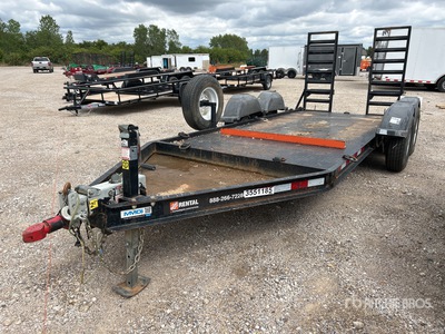 2018 MMDI 14 ft T/A Equipment Trailer