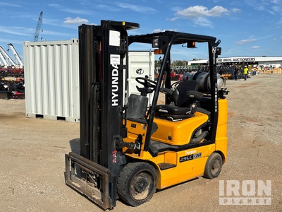 2021 (unverified) Hyundai 25LC-7A 5070 lb Cushion Tire Forklift