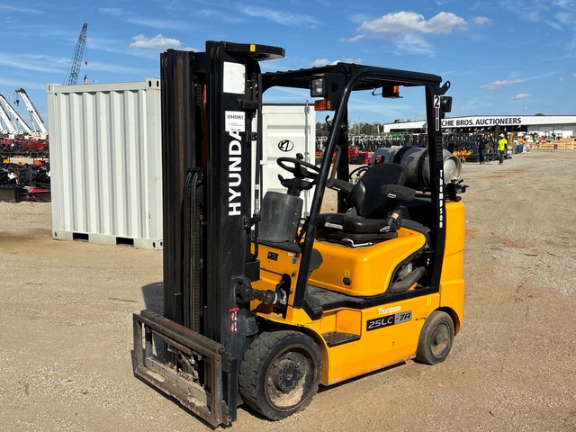 2021 (unverified) Hyundai 25LC-7A 5070 lb Cushion Tire Forklift