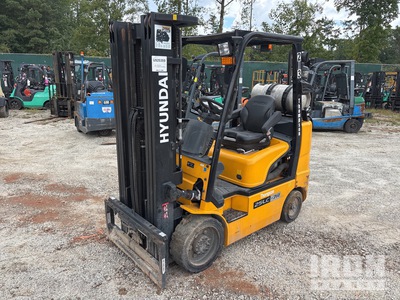 2021 Hyundai 25LC-7A 5070 lb Cushion Tire Forklift