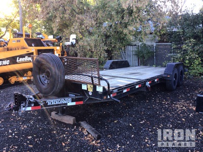 2021 Titan Trailer 20 ft T/A Rimorchio con piano basculante