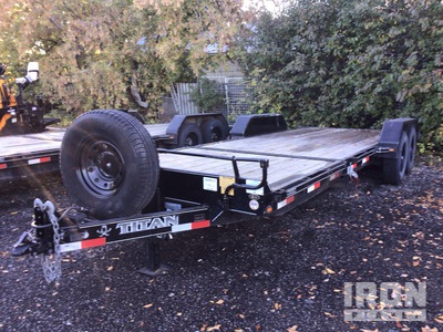 2022 Titan 20 ft T/A Rimorchio con piano basculante