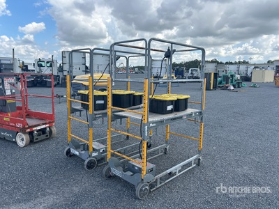 Quantity of (2) Power Snappy 4x2 Ride-On Electric Motorized Platform
