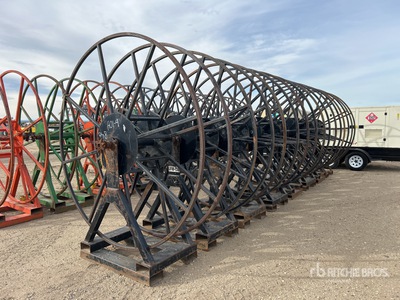 Quantity of (8) 8 ft Hose Reels Varios, tienda, almacen, consumidor