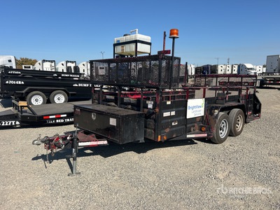 2012 Marksman LSET80X14-70 14 ft T/A Landschaftstrailer