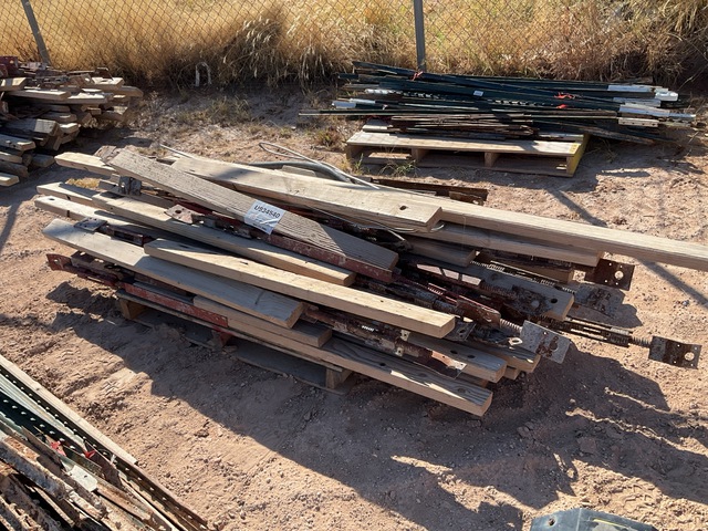 Quantity of (3) Pallets of Turnbuckles, Stakes & Forming Boards