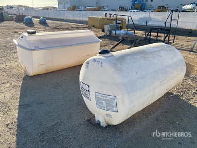 Quantity of (2) Plastic Tank