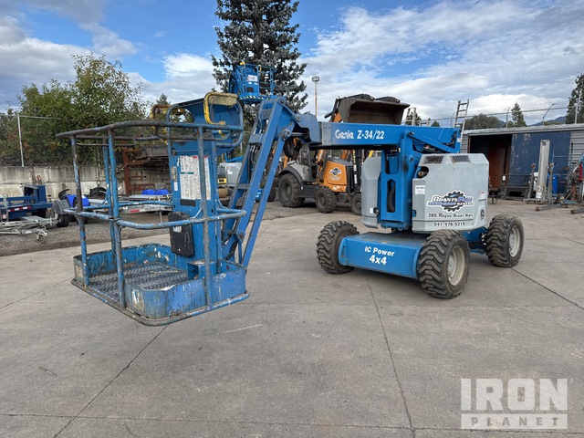 ELEVADOR ARTICULADO 2018 GENIE 4WD Z3422