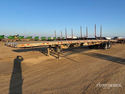 2009 Manac 53 ft T/A مقطورة مسطحة