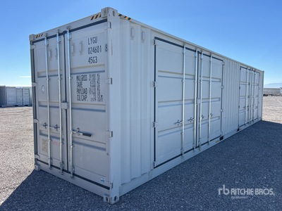 2025 40 ft High Cube Multi-Door Storage Container