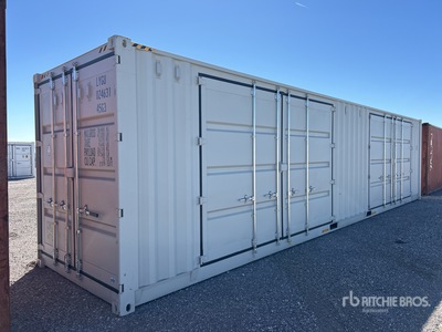 2025 40 ft High Cube Multi-Door Storage Container