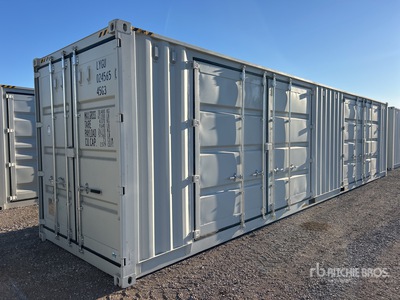 2025 40 ft High Cube Multi-Door Storage Container