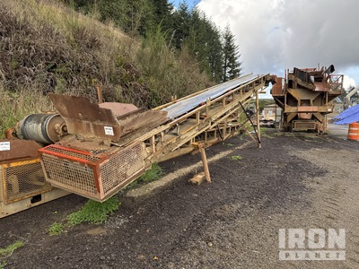 24 in x 30 ft Stationary Stacking Transportador