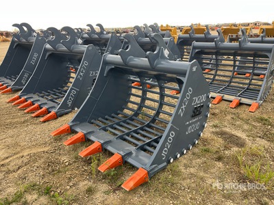 2025 SEC 58 in Q/C Skeleton Excavator Bucket - Fits Hitachi ZX200
