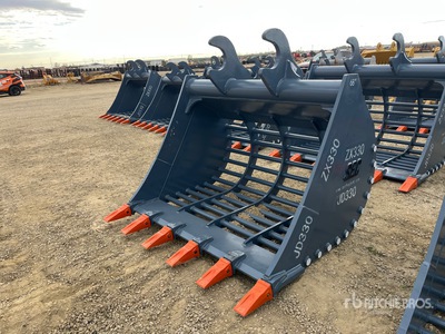 2025 SEC 68 in Q/C Skeleton Excavator Bucket - Fits Hitqchi ZX330