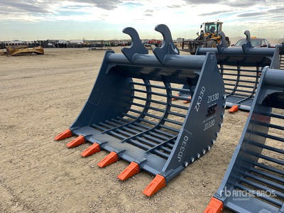 2025 SEC 72 in Q/C Skeleton Excavator Bucket - Fits Hitachi ZX330