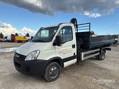 2007 Iveco Daily 50C15 3.5 ton Tipper Truck w/Crane
