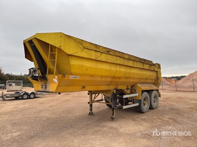 2000 Kaiser S3302V T/A Semi-Remorque Benne 2 Essieux kiep aanhangwagen