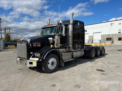 2009 Kenworth T800 8x6 Tri/A Sleeper Truck Tractor