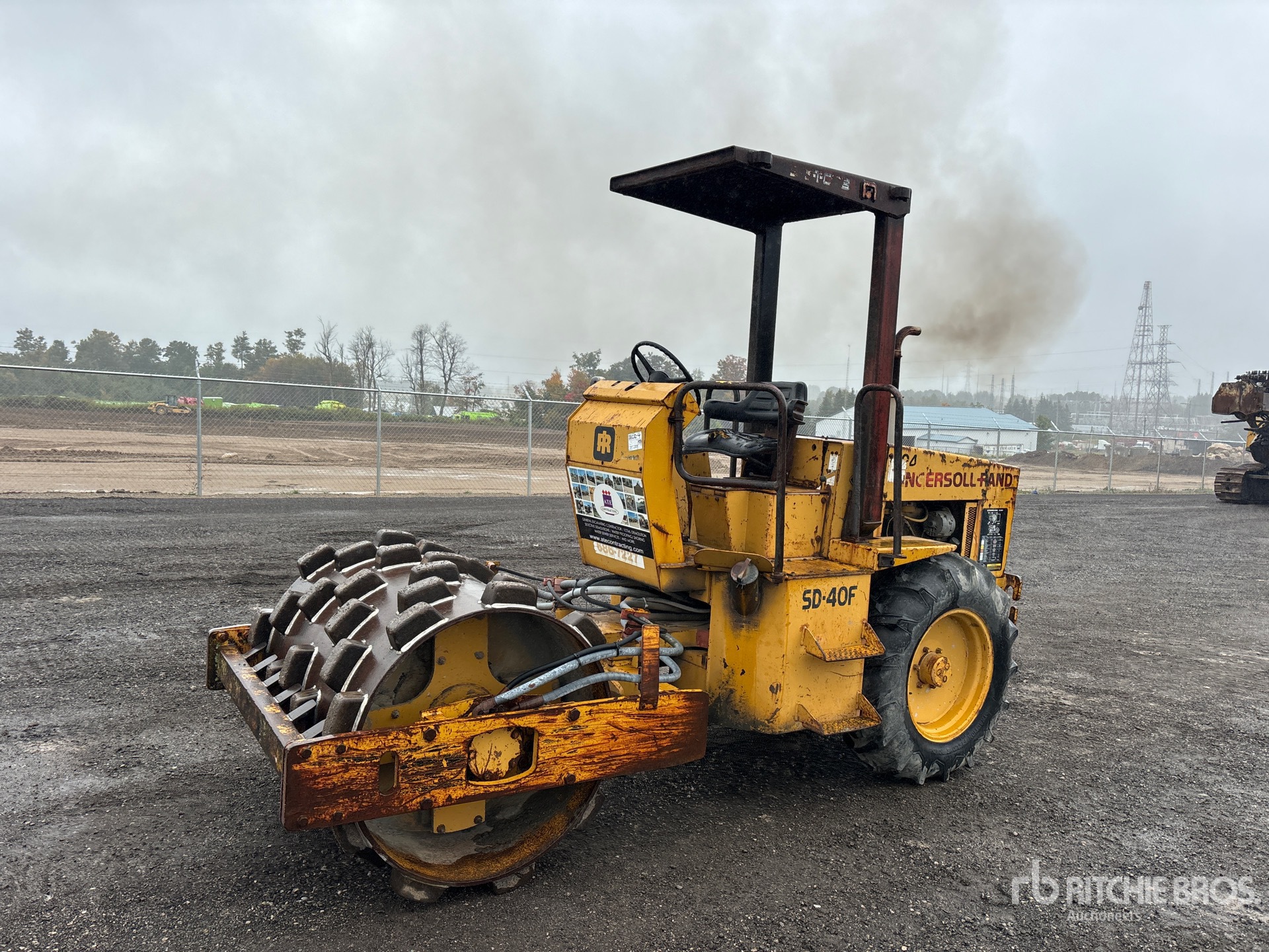 Ingersoll Rand SD-40F Padfoot Drum Compactor